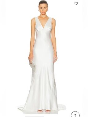 alexis white sequin dress Alexis Sequin Gown With Lace Applique